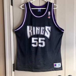 VTG Champion Kings Jason Williams #55 NBA Jersey - Men’s 48 (XL) - Black/Purple